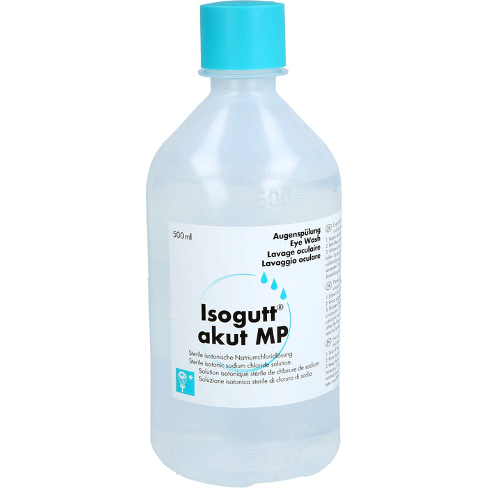 Isogutt akut MP Notfall-Augenspüllösung, Isotonische Natriumchloridlösung, 500 ml Solution