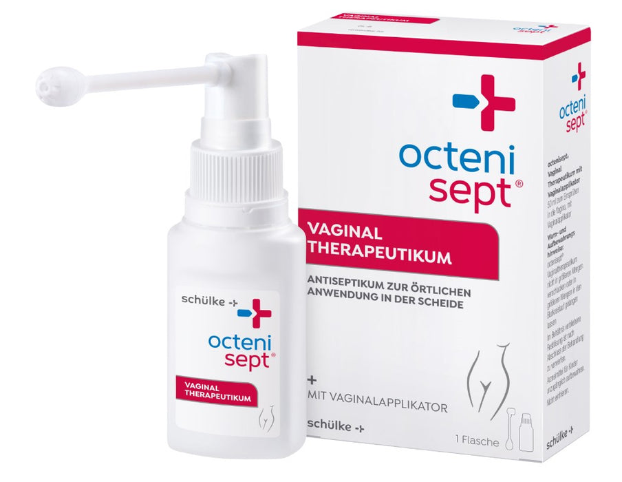 octenisept Vaginaltherapeutikum - Spray inkl. Applikator gegen Scheidenpilz, bakterielle Vaginose, Pilzinfektion, Juckreiz, Brennen und Ausfluss, 50 ml Solution