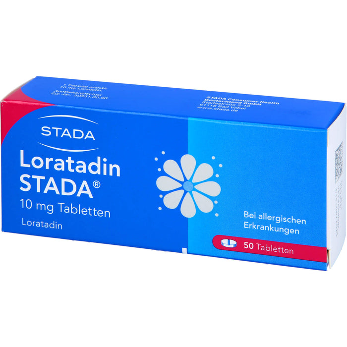 Loratadin STADA 10 mg Tabletten bei allergischen Erkrankungen, 50 St. Tabletten