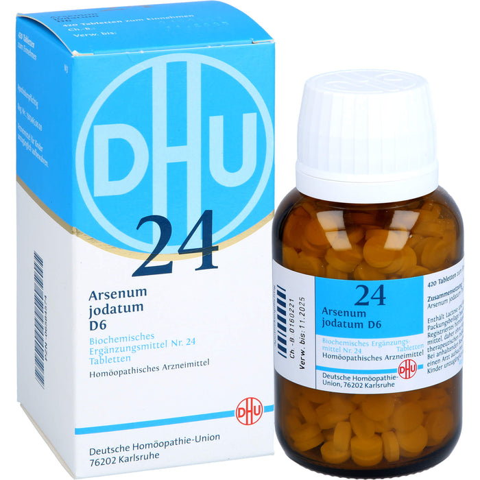 DHU Schüßler-Salz Nr. 24 Arsenum jodatum D6 Tabletten, 420 pc Tablettes