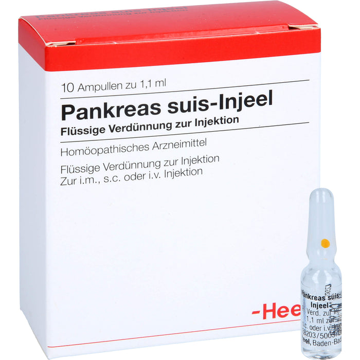 Pankreas suis-Injeel Ampullen, 10 pcs. Ampoules