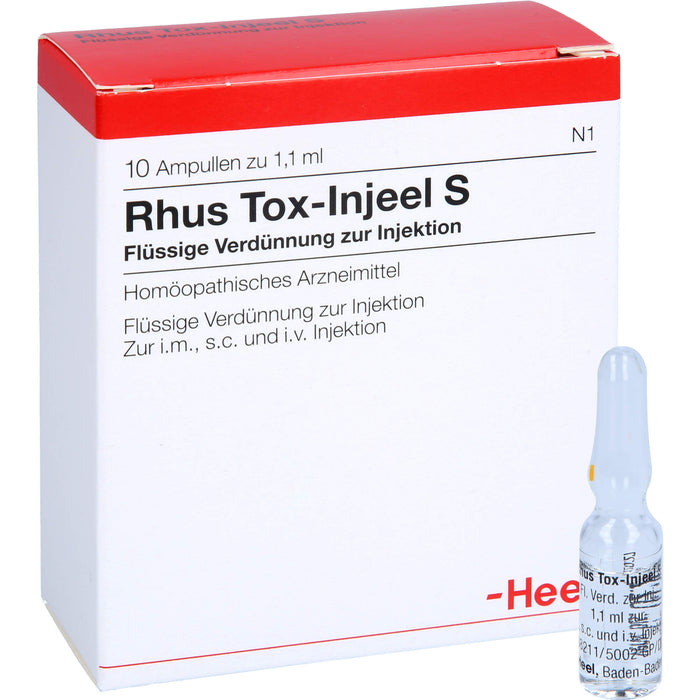 Rhus Tox-Injeel S flüssige Verdünnung, 10 pcs. Ampoules