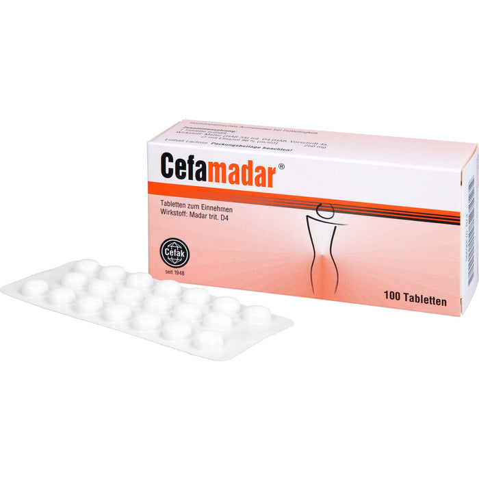 Cefamadar Tabletten bei Gewichtsproblemen, 100 pcs. Tablets