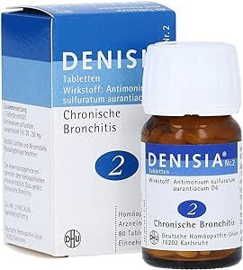 DHU DENISIA Nr. 2 zur Behandlung chronischer Bronchitis, 80 St. Tabletten