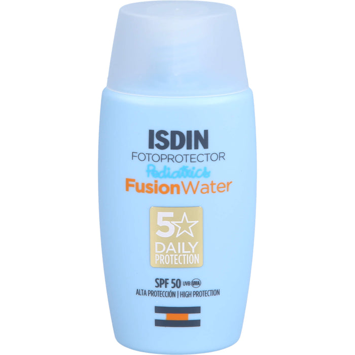 ISDIN Fotoprotector Pediatrics Fusion Water SPF 50 zum UV-Schutz und zur Pflege von Gesicht und Körper, 50 ml Creme