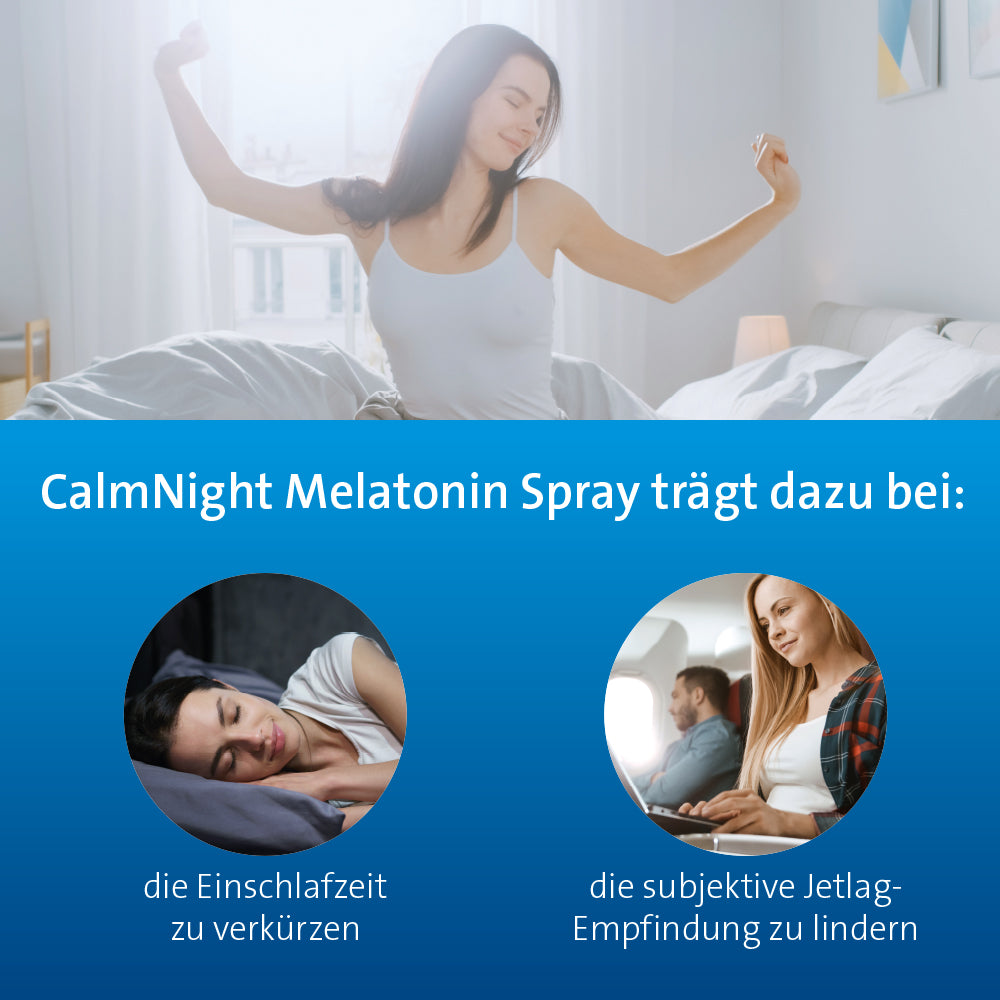 CalmNight Melatonin Spray, 30 ml Spray Hevert-Testen