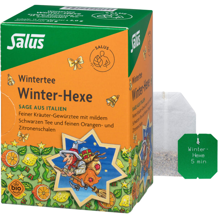 Winter-Hexe Kräuter-Gewürztee bio Salus, 15 St FBE