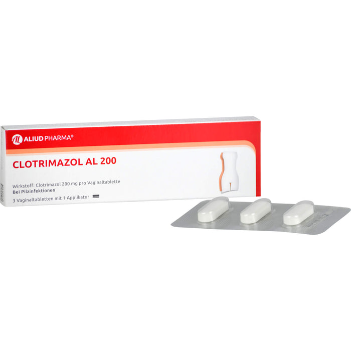 Clotrimazol AL 200 Vaginaltabletten, 3 pcs. Tablets