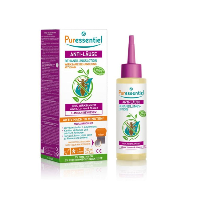 Puressentiel Anti-Läuse Behandlungslotion mit Kamm, 100 ml LOT