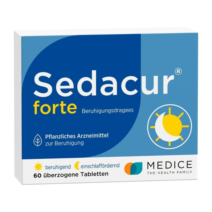 Sedacur forte Beruhigungsdragees, 60 St. Tabletten