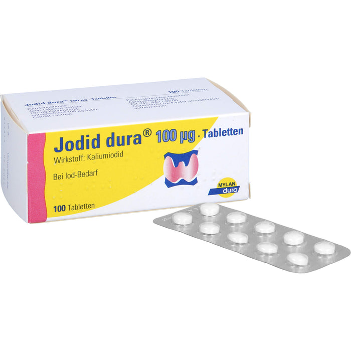 Jodid dura 100 µg Tabletten zur Prophylaxe eines Iodmangels, 100 St. Tabletten