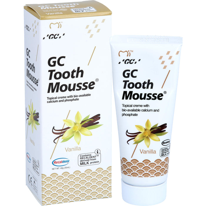 GC Tooth Mousse Vanille, 40 g Cream