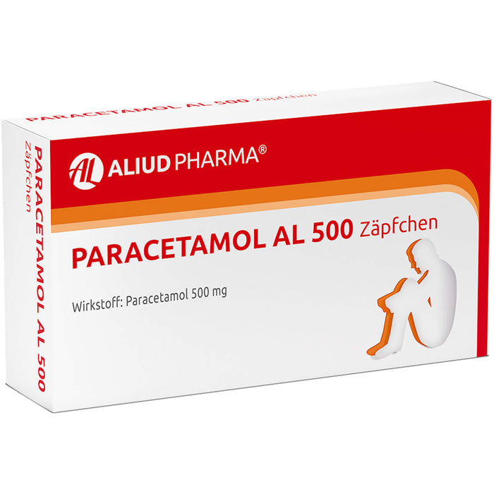 Paracetamol AL 500 Zäpfchen, 10 pc Suppositoires