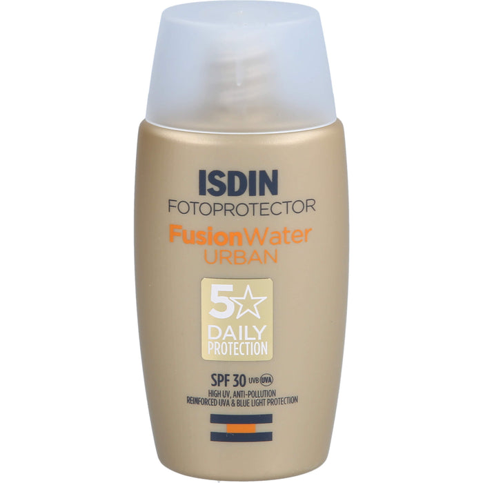 ISDIN Fotoprotector Fusion Water Urban LSF 30 zum Schutz und zur Pflege der Haut, 50 ml Cream