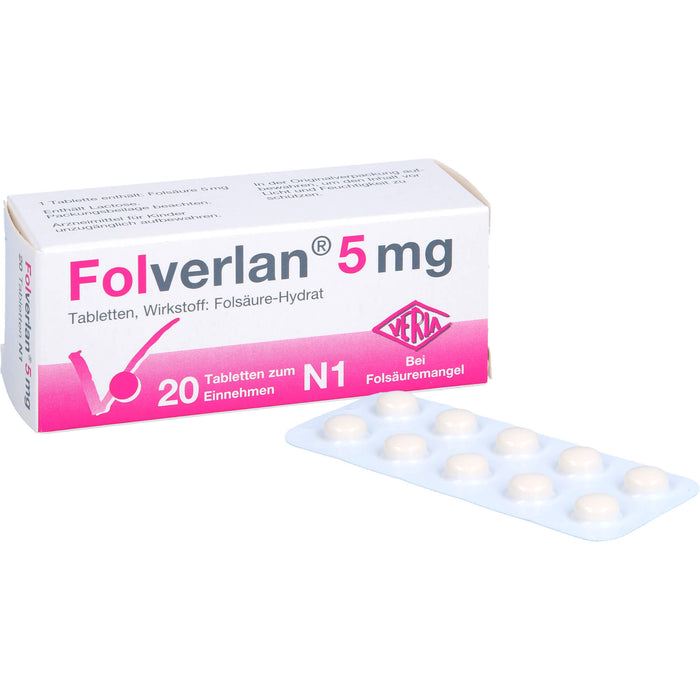 Folverlan 5mg Tbl., 20 St TAB