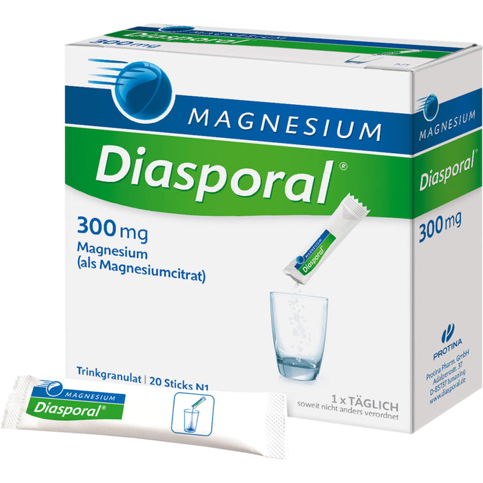 Magnesium Diasporal 300 mg Trinkgranulat, 20 pc Sachets