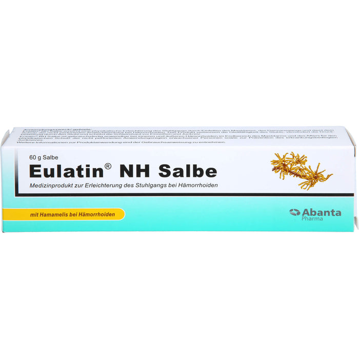 Eulatin NH Salbe zur Erleichterung des Stuhlgangs bei Hämorrhoiden, 60 g Ointment