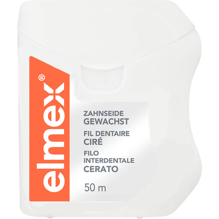 elmex Zahnseide gewachst mit Aminfluorid, 1 St. Packung