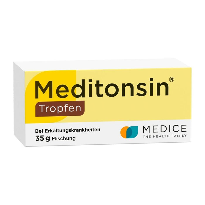 Meditonsin Tropfen bei Erkältungskrankheiten, 35 g Solution