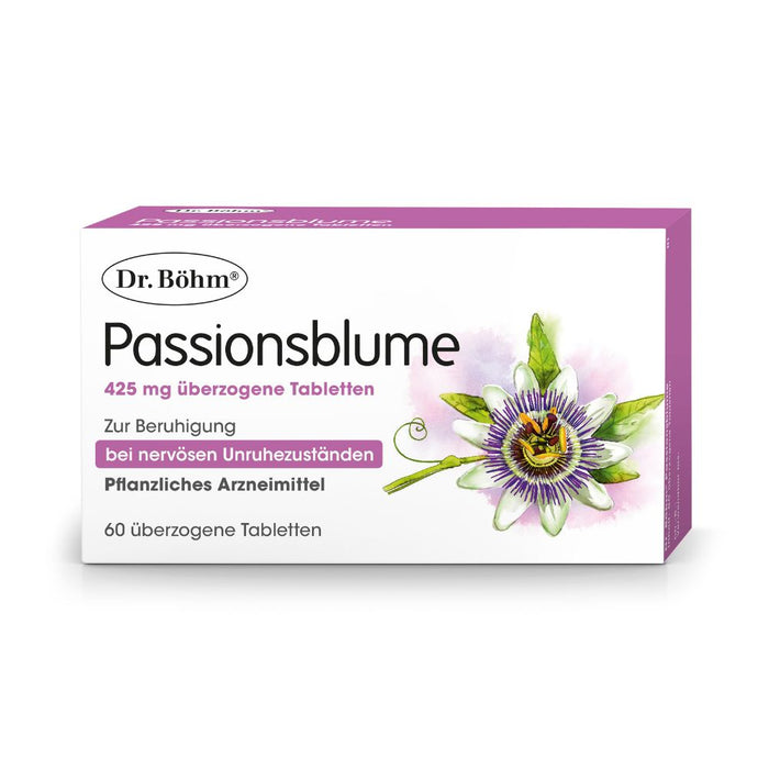 Dr Böhm Passionsblume 425 mg Tabletten, 60 pc Tablettes