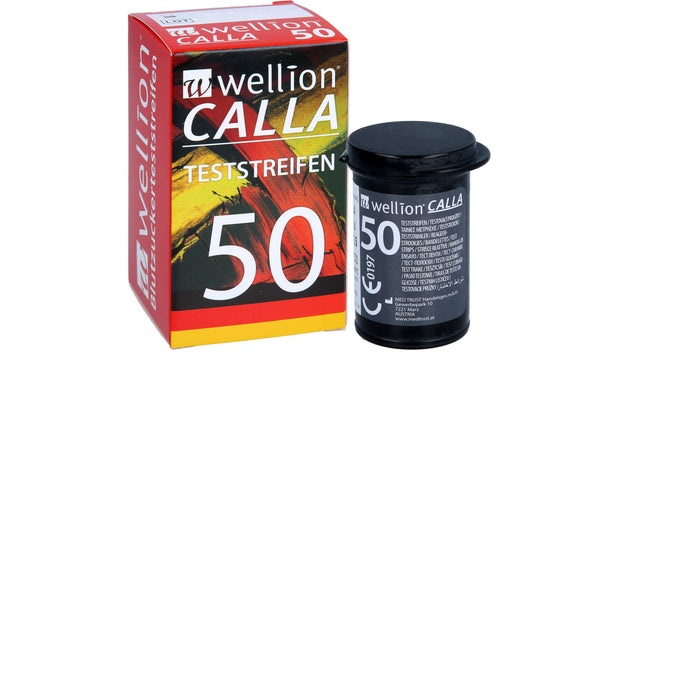 Wellion calla Teststreifen, 50 pc Bandelettes réactives