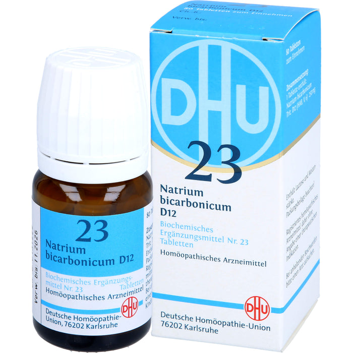 DHU Schüßler-Salz Nr. 23 Natrium bicarbonicum D12 Tabletten, 80 pcs. Tablets