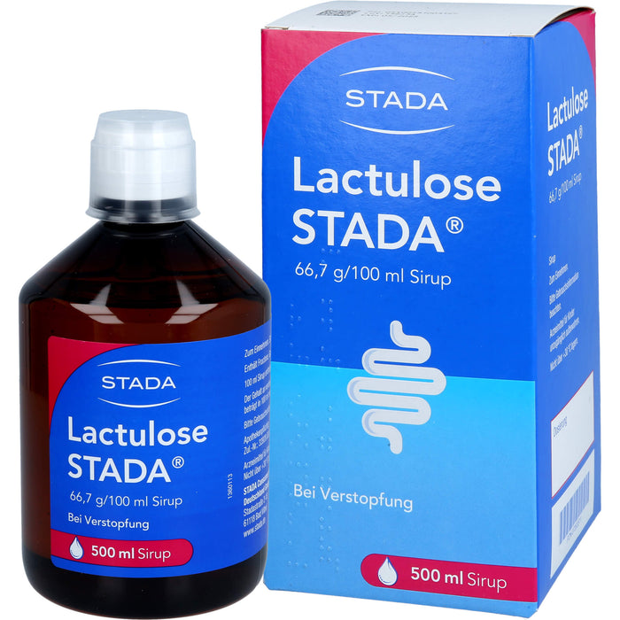 Lactulose STADA Sirup bei Verstopfung, 500 ml Solution