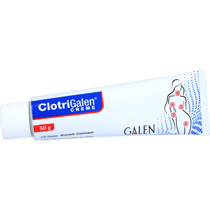 Clotrigalen Creme zur Behandlung von Pilzinfektionen der Haut, 50 g Creme