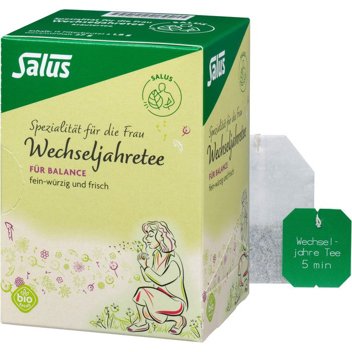 Salus Wechseljahre Tee Kräutermischung, 15 pc Sac filtrant