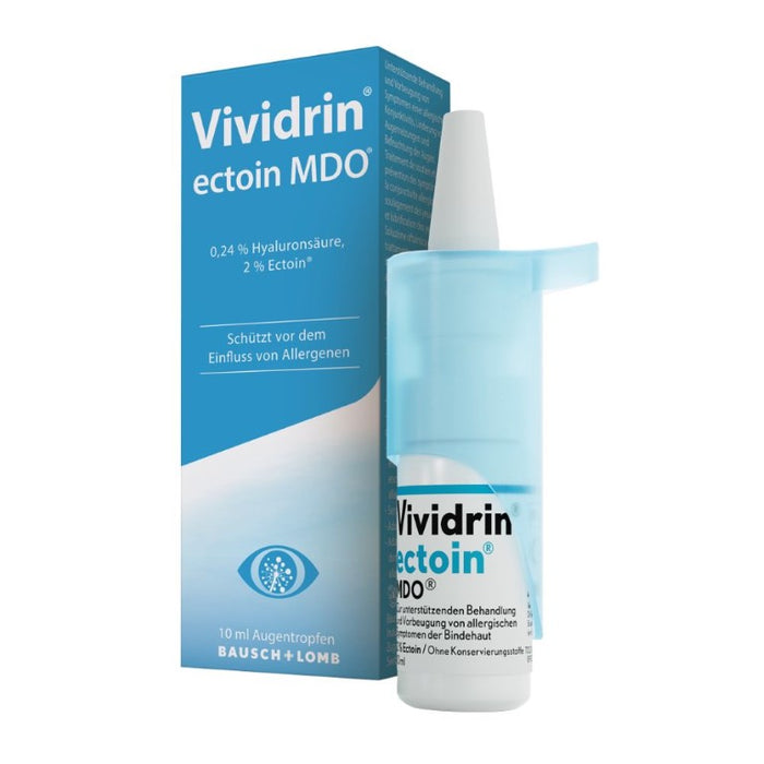 Vividrin ectoin MDO Augentropfen bei allergischen Symptomen der Bindehaut, 10 ml Lösung