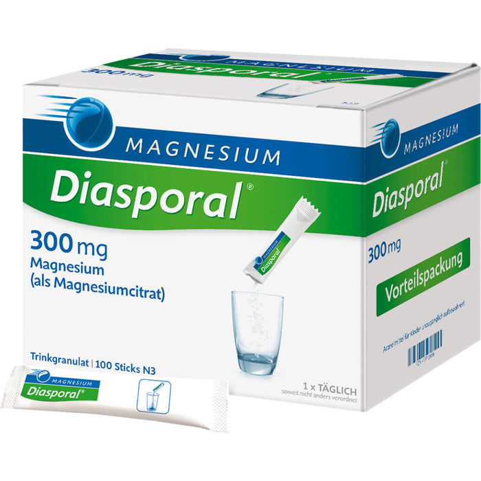 Magnesium Diasporal 300 mg Trinkgranulat, 100 pcs. Sachets