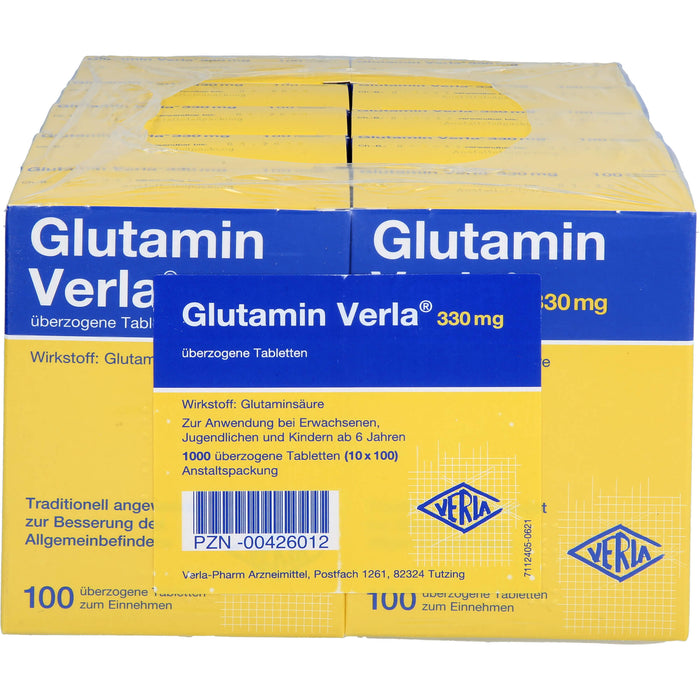 Glutamin Verla Tabletten , 1000 pc Tablettes