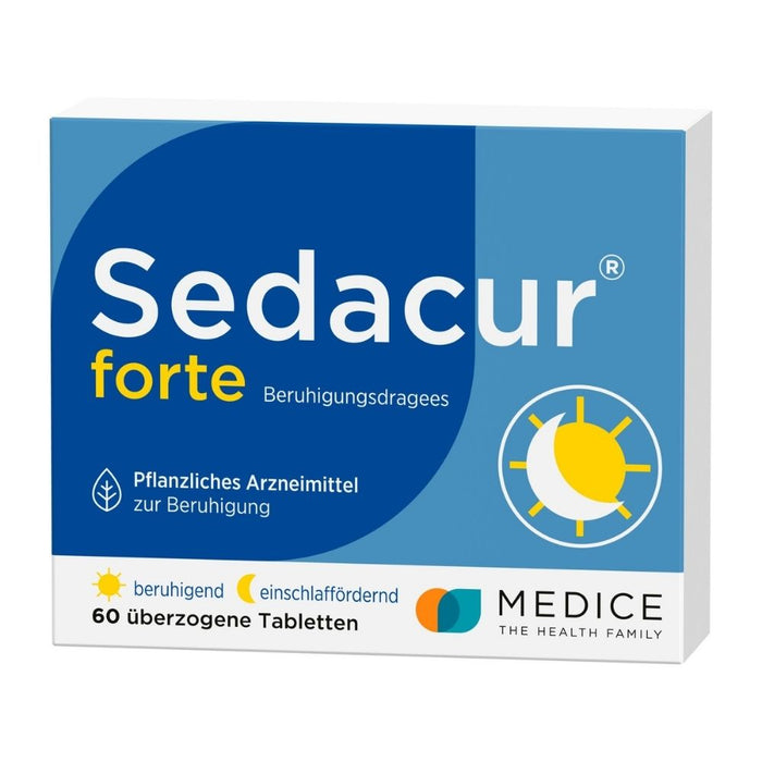 Sedacur forte Beruhigungsdragees, 60 St. Tabletten