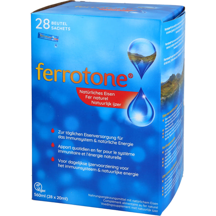 Ferrotone Natürliches Eisen, 28X20 ml BEU