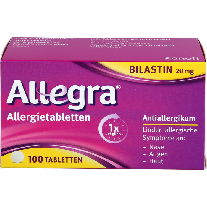 Allegra Allergietabletten, 20 mg Tabletten, 100 St TAB