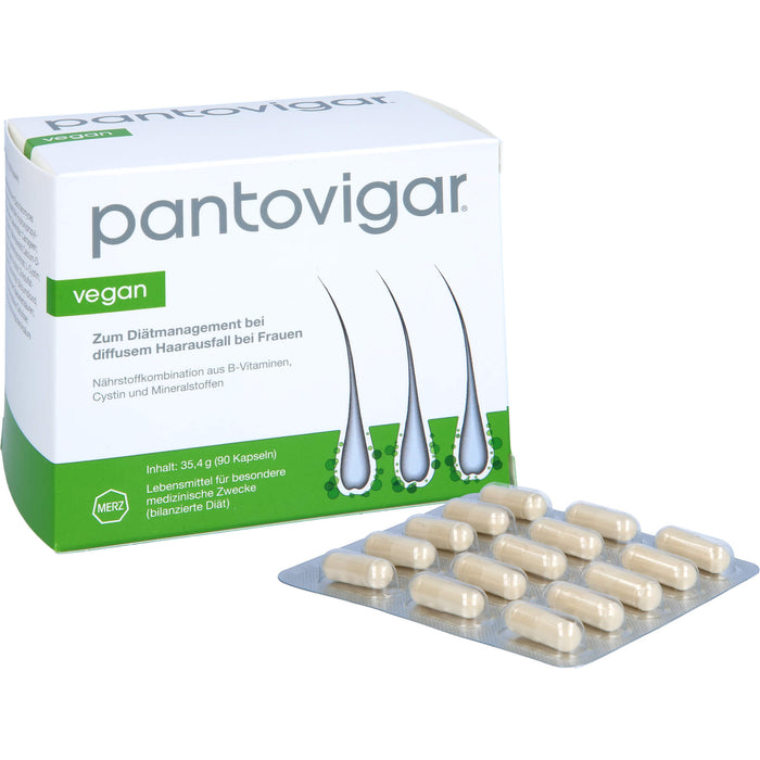 Pantovigar vegan, 90 St. Kapseln