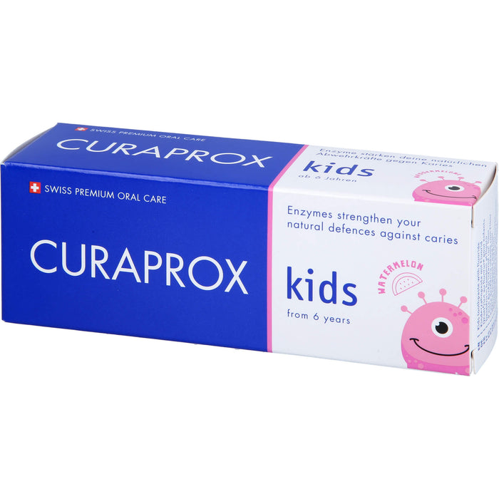 Curaprox kids Zahnpasta Melone ab 6 Jahre 1450 ppm, 60 ml ZPA