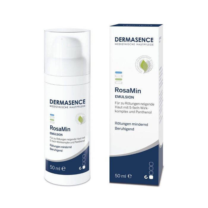 DERMASENCE RosaMin Emulsion für zu Rötungen neigende Haut, 50 ml Solution