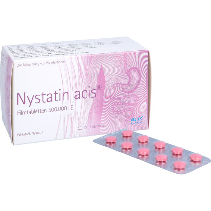 Nystatin acis Filmtabletten, 100 St. Tabletten