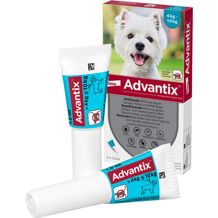 Advantix Spot-on Hund 4-10, 4 St LOE