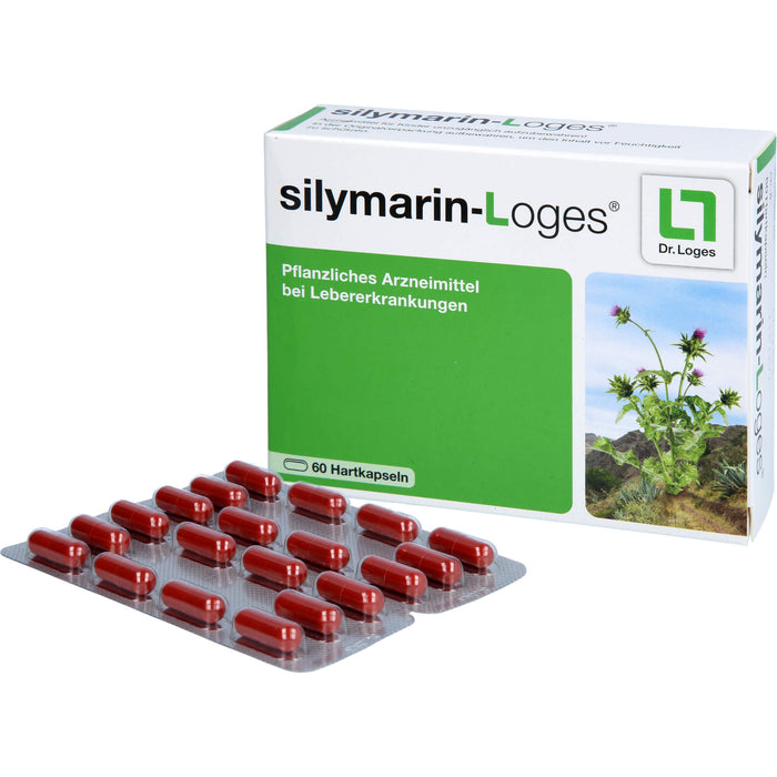 silymarin-Loges Kapseln bei Lebererkrankungen, 60 pc Capsules