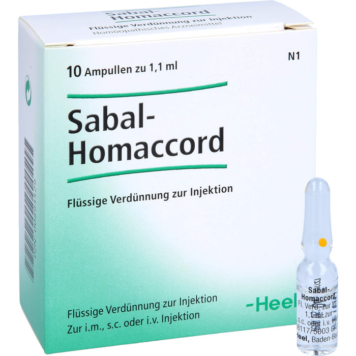 Heel Sabal-Homaccord Ampullen, 10 pc Ampoules