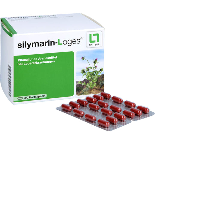 silymarin-Loges Kapseln bei Lebererkrankungen, 200 pc Capsules