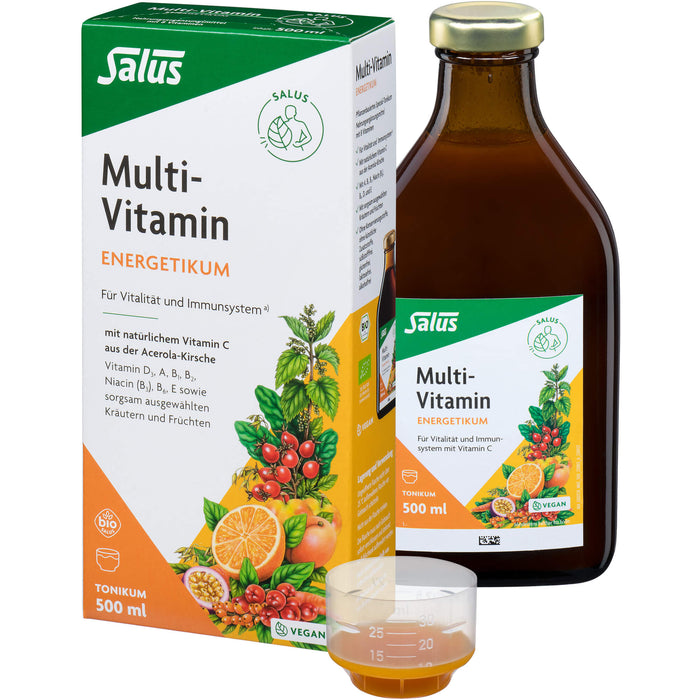 Salus Multi-Vitamin Energetikum Tonikum, 500 ml Solution