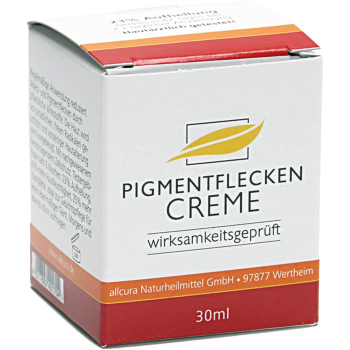 allcura Pigmentflecken Creme, 30 ml Crème