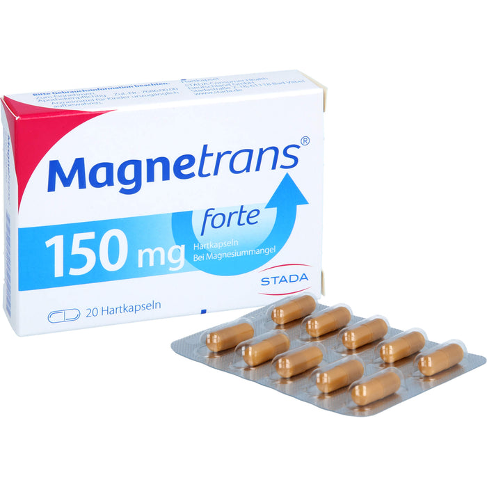 Magnetrans forte 150 mg Hartkapseln bei Magnesiummangel, 20 pc Capsules