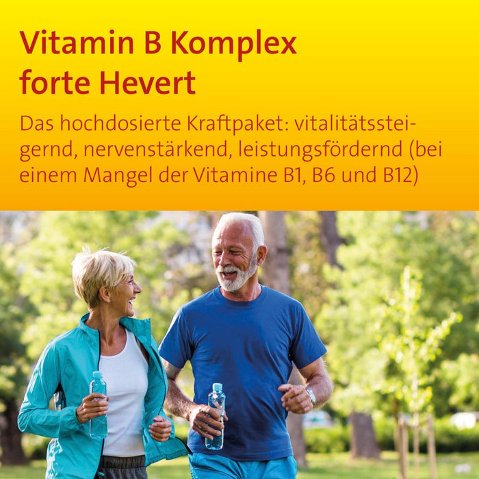 Vitamin B-Komplex forte Hevert, 100 mg/ 50 mg/ 0,5 mg, Tabletten, 60 pc Tablettes