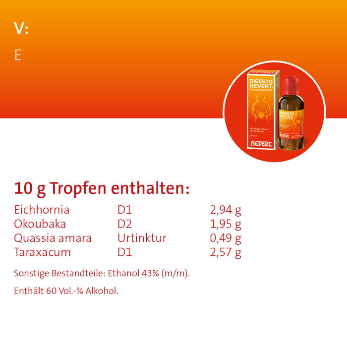 Digesto Hevert injekt zur Regulierung gestörter Verdauungsfunktionen, 10 St. Ampullen