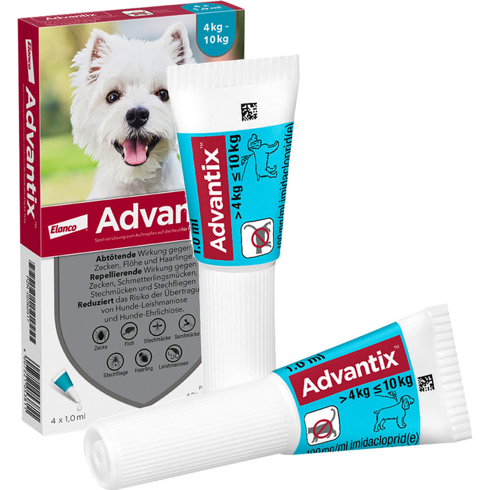 Advantix Spot-on Hund 4-10, 4 St LOE