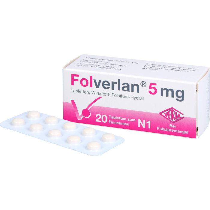 Folverlan 5mg Tbl., 20 St TAB